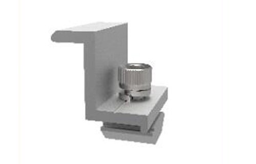 Solar panel product end-clamp