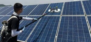 solar panel cleaning