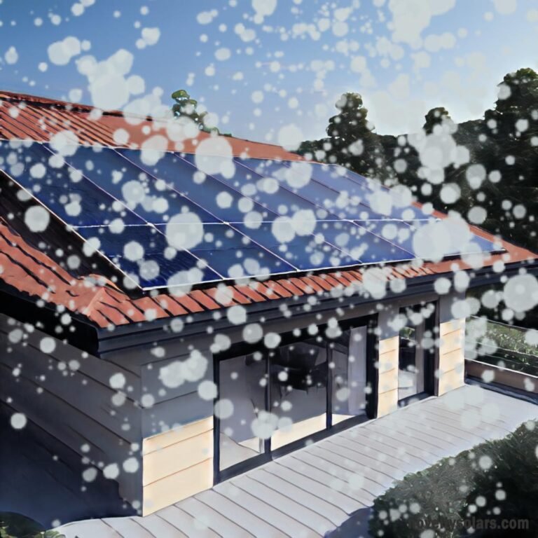 How to clean snow off solar panels? product image