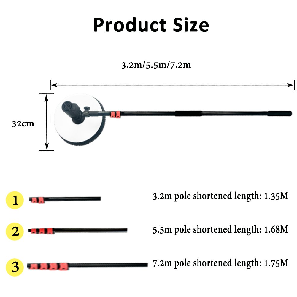 尺寸 Single head solar brush product photo